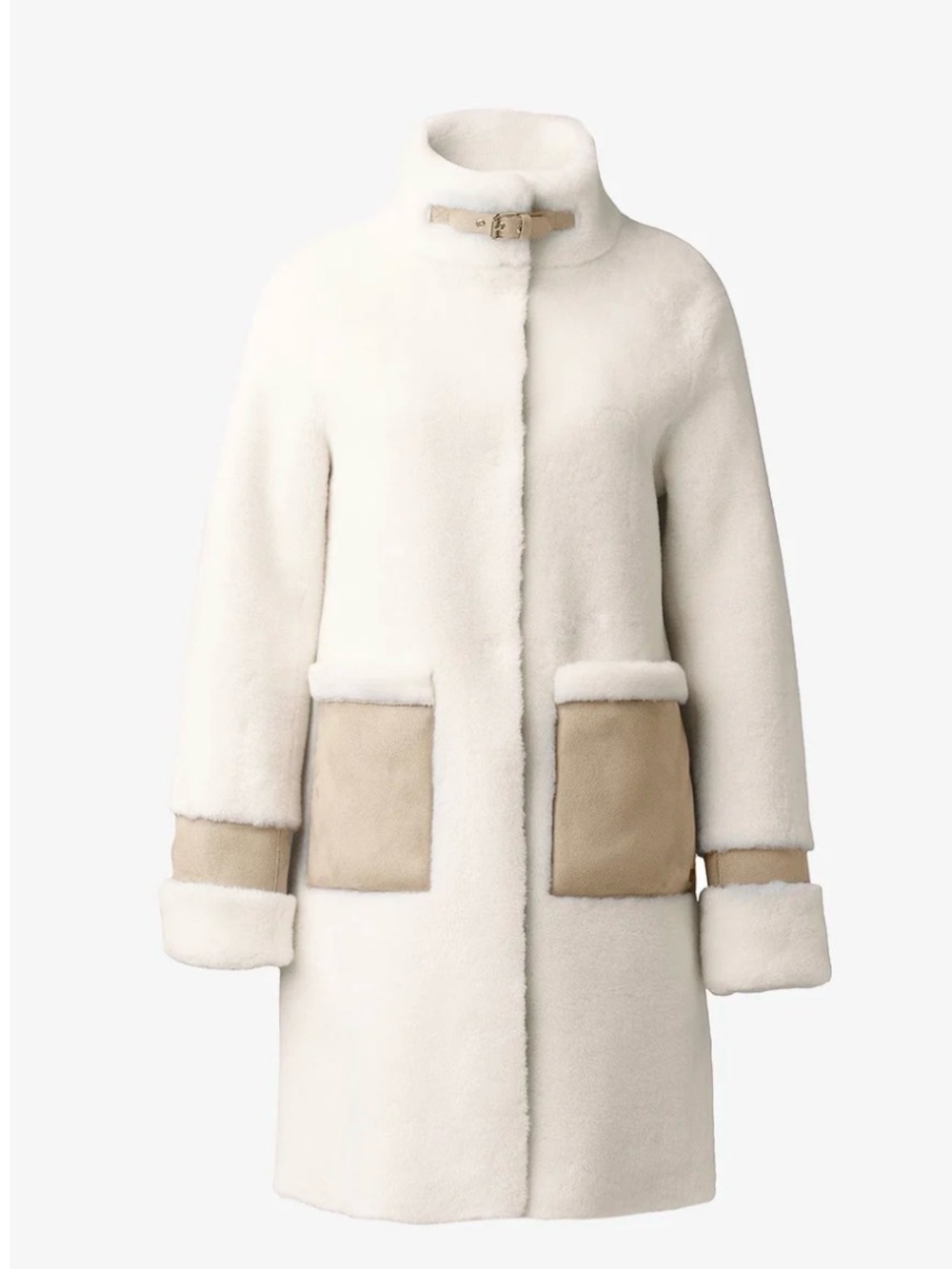 Soia & Kyo Anthropologie Fiala Sherpa Coat size Large - Picture 5 of 15